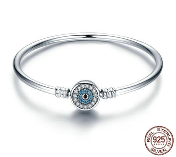 Bracelet 925 Sterling Silver Blue Eyes