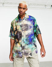 Load image into Gallery viewer, Weekday coffee oversized shirt green