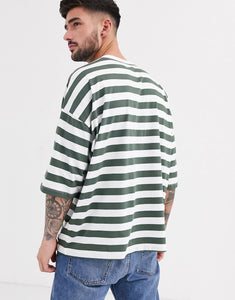 Maic Stripe - Green oversized