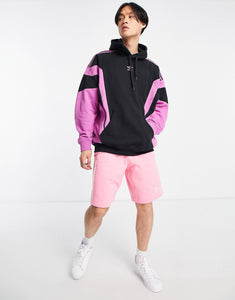 adidas Originals Rekive central hoodie black pink