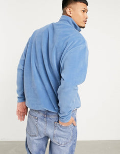 Duks oversized in mid wash blue