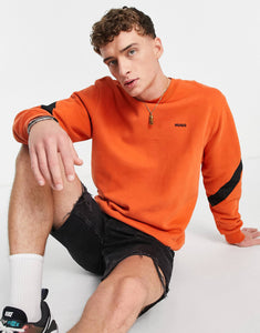 HUGO Ditron sweatshirt dark orange