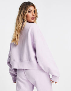 Nike mini swoosh sweatshirt lilac