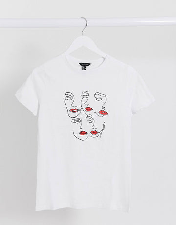 Maicë New Look scribble Faces