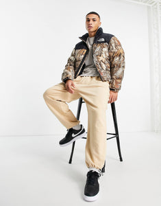 The North Face 1996 jacket brown forest print