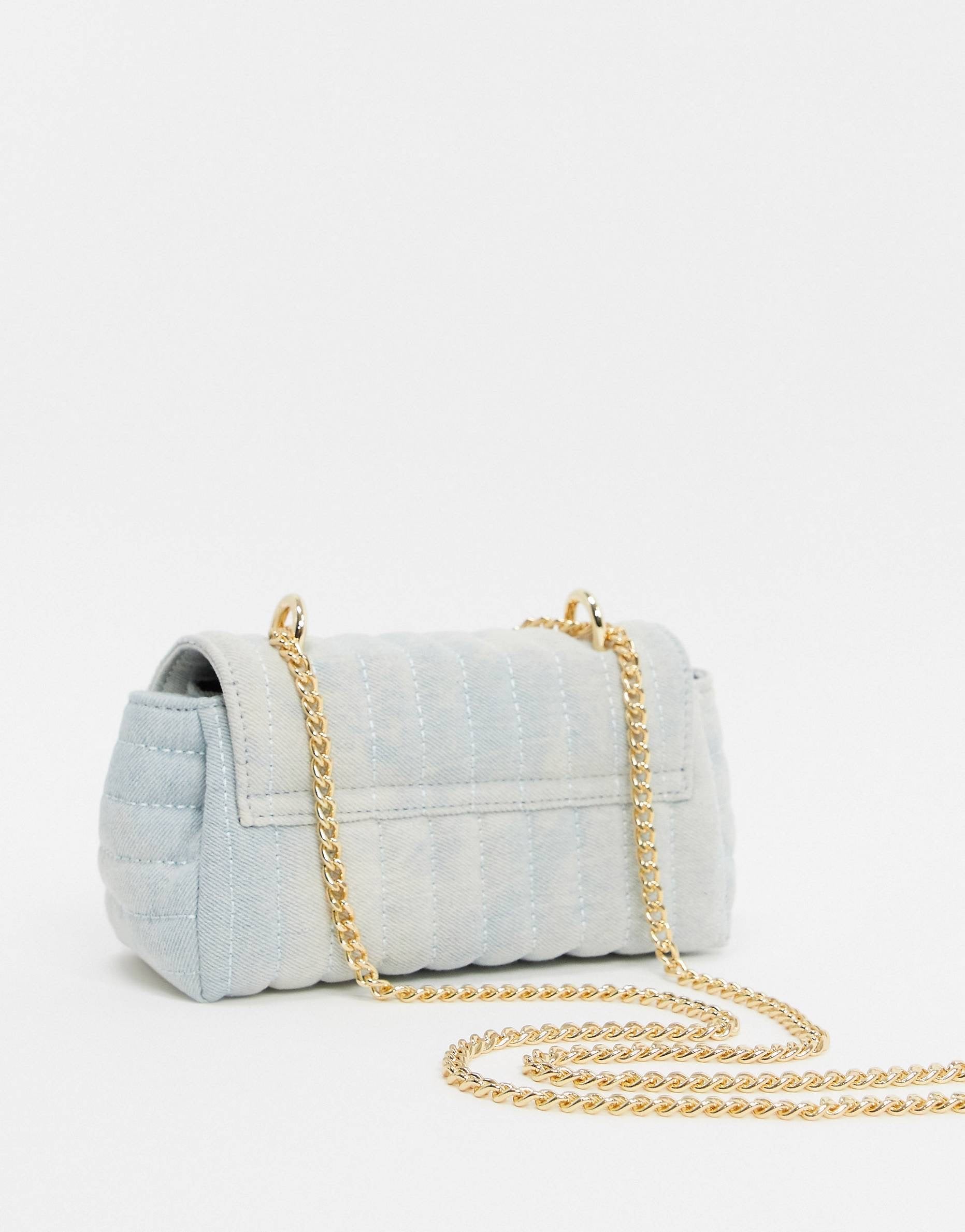 Çantë quilted - Denim