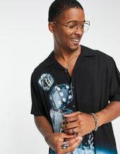 Load image into Gallery viewer, HUF shirt black dice print