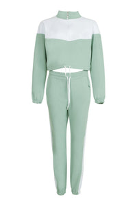 High Neck Colourblock Tracksuit