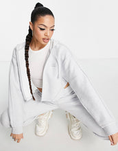 Load image into Gallery viewer, adidas Originals Luxe Lounge hoodie grey