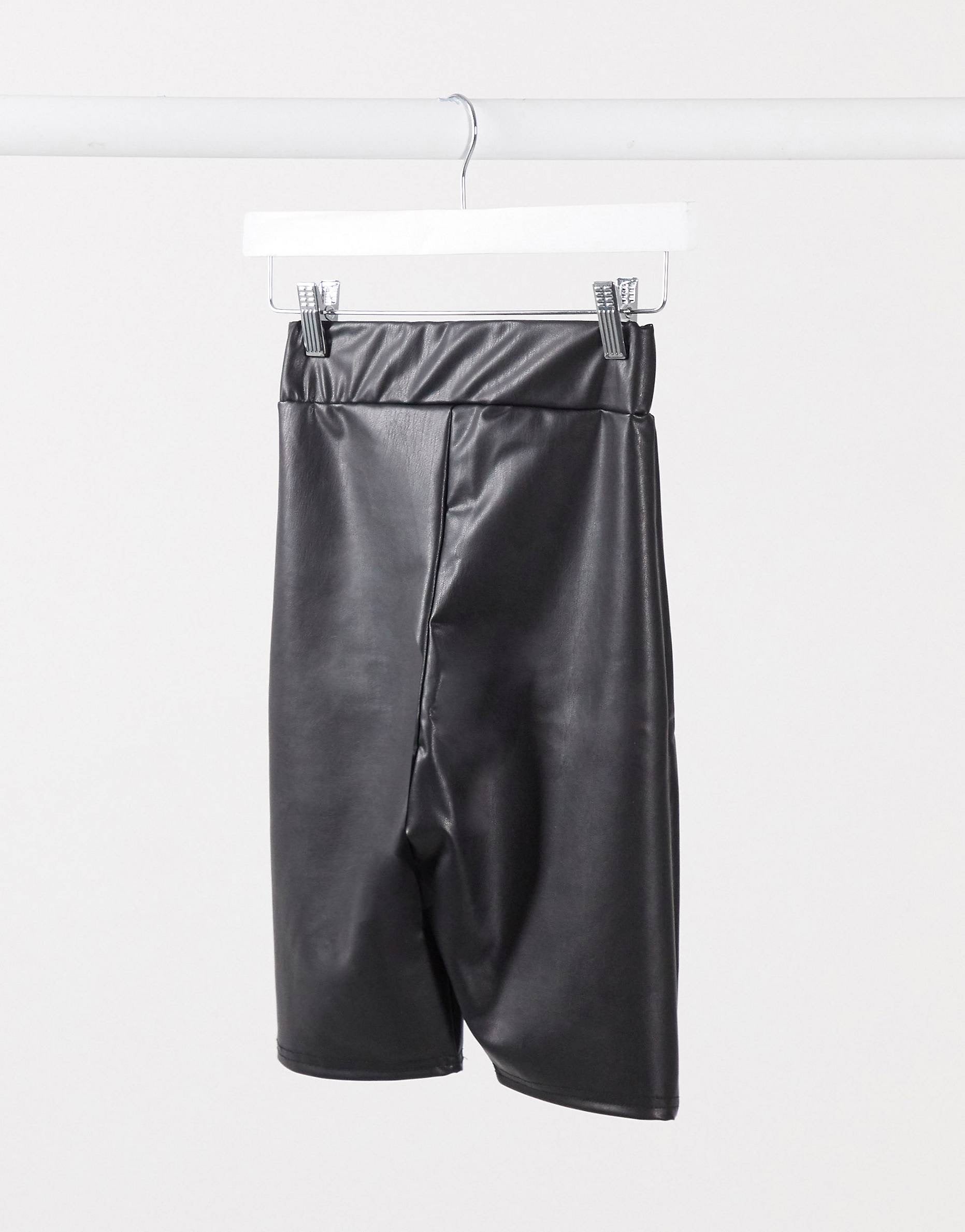 Miss Selfridge faux - Legging shorts