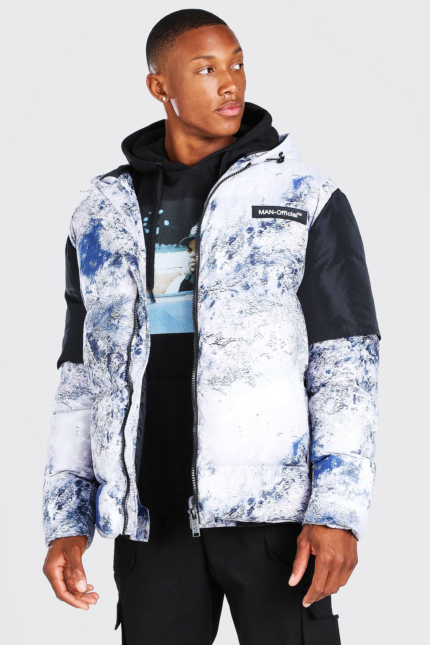 Tie Dye Oversized Puffer