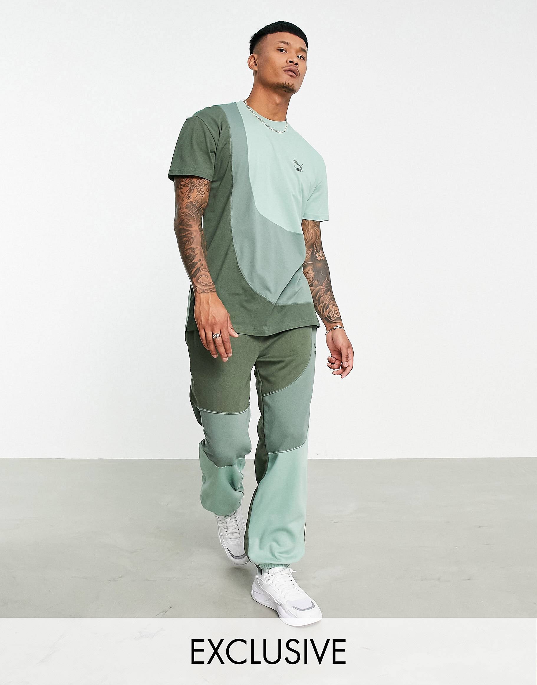 Set Puma convey green colorblock