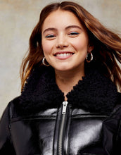 Load image into Gallery viewer, Jacket faux leather