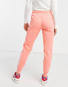 Nike Air fleece joggers in peach