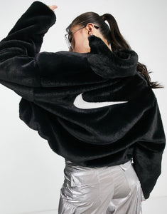 Nike Icon Clash cosy fleece jacket black