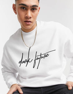 Dark Future oversized script logo