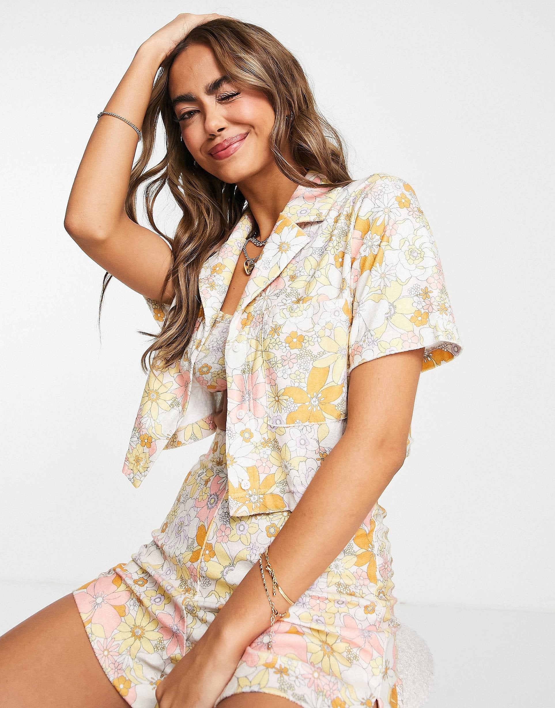 Miss Selfridge co-ord  retro floral