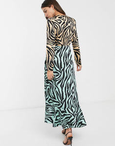 Fustan Knot - Animal Print