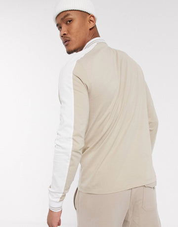 Bluze Polo panels - Beige