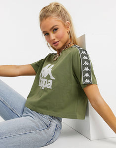 Maicë Kappa cropped in khaki