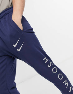 Nike Swoosh joggers in navy