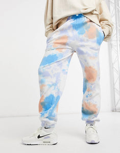 Vintage Supply relaxed joggers in tie-dye co-ord