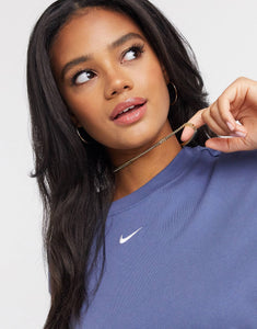 Fustan Nike Swoosh oversized - in navy