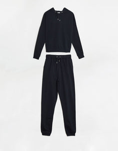 Tracksuit tie in organic cotton