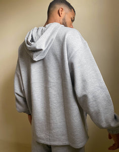 Tracksuit oversized - Grey Marl