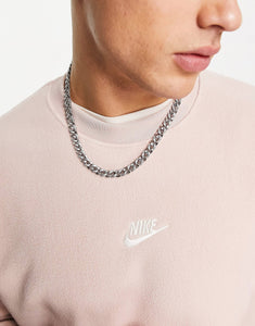 Nike Club polar fleece sweatshirt pink oxford