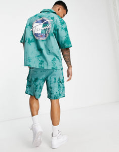 Tommy Jeans tie dye shirt green