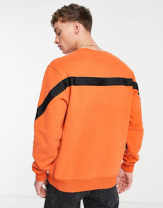 HUGO Ditron sweatshirt dark orange