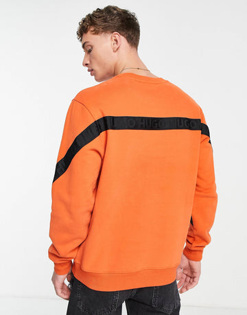 HUGO Ditron sweatshirt dark orange