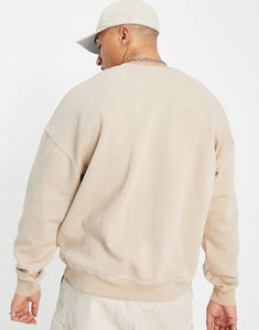 Good For Nothing oversized sweatshirt stone