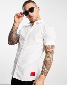 Hugo Empson short sleeve shirt white