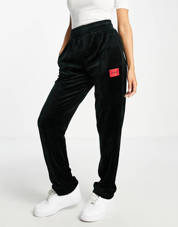 HUGO velvet co-ord trouser black