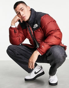 The North Face Nuptse burgundy