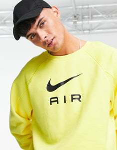 Nike Air French terry sweat yellow