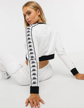Load image into Gallery viewer, Bluzë Kappa cropped - White
