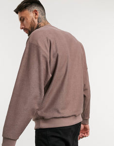 Bluzë Organic oversized - in Taupe