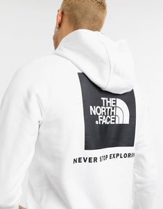 The North Face Raglan Redbox hoodie white