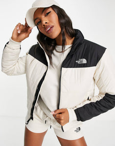 The North Face puffer jacket beige