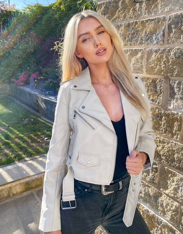 Jakne Stradivarius faux leather