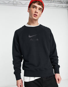 Nike Air logo sweatshirt black