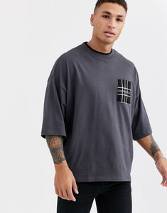 Maic Check Pocket - Oversized