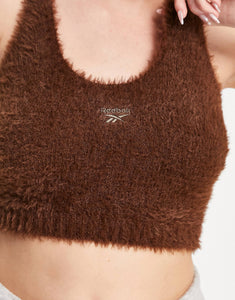 Reebok cosy fluffy bralette brown