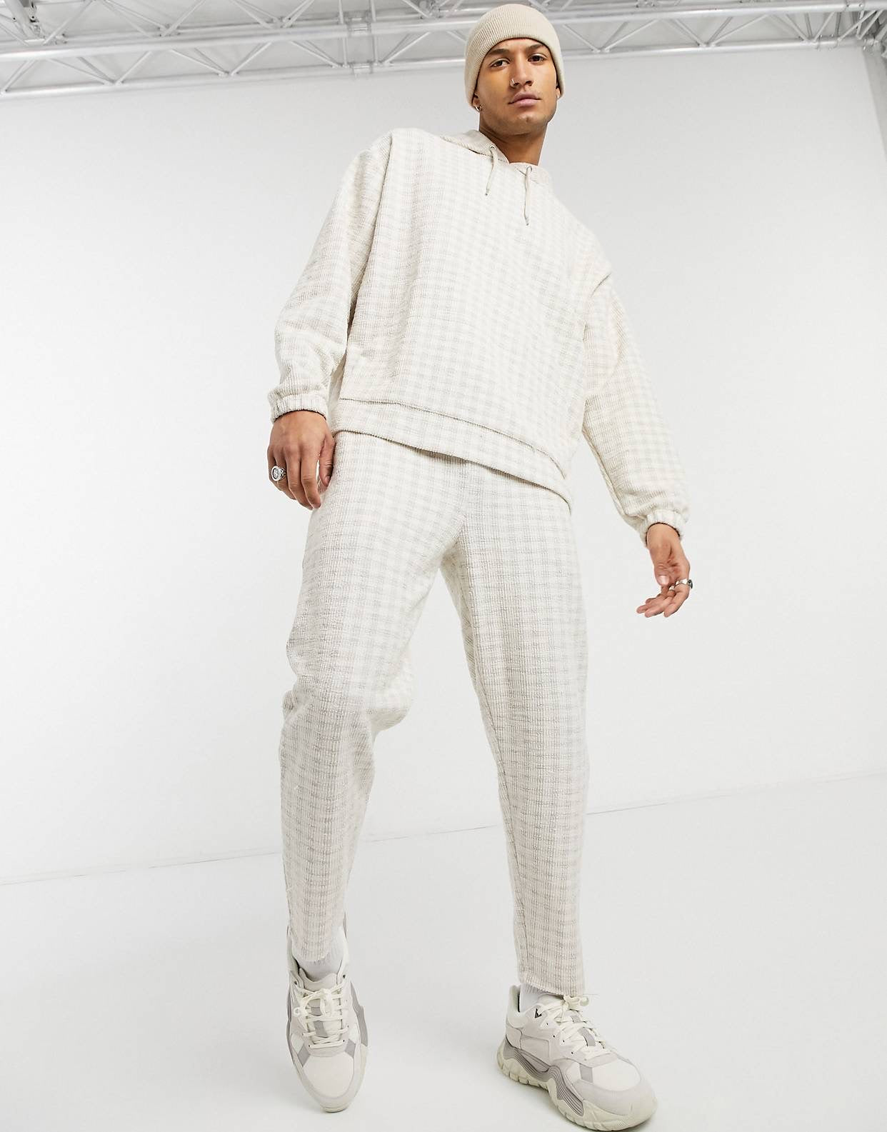 Tracksuit co-ord waffle oversized