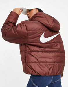 Nike classic padded jacket burgundy