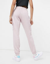 Load image into Gallery viewer, Nike Swoosh fleece joggers light pink
