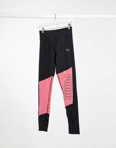 Puma Leggings - Black and Pink